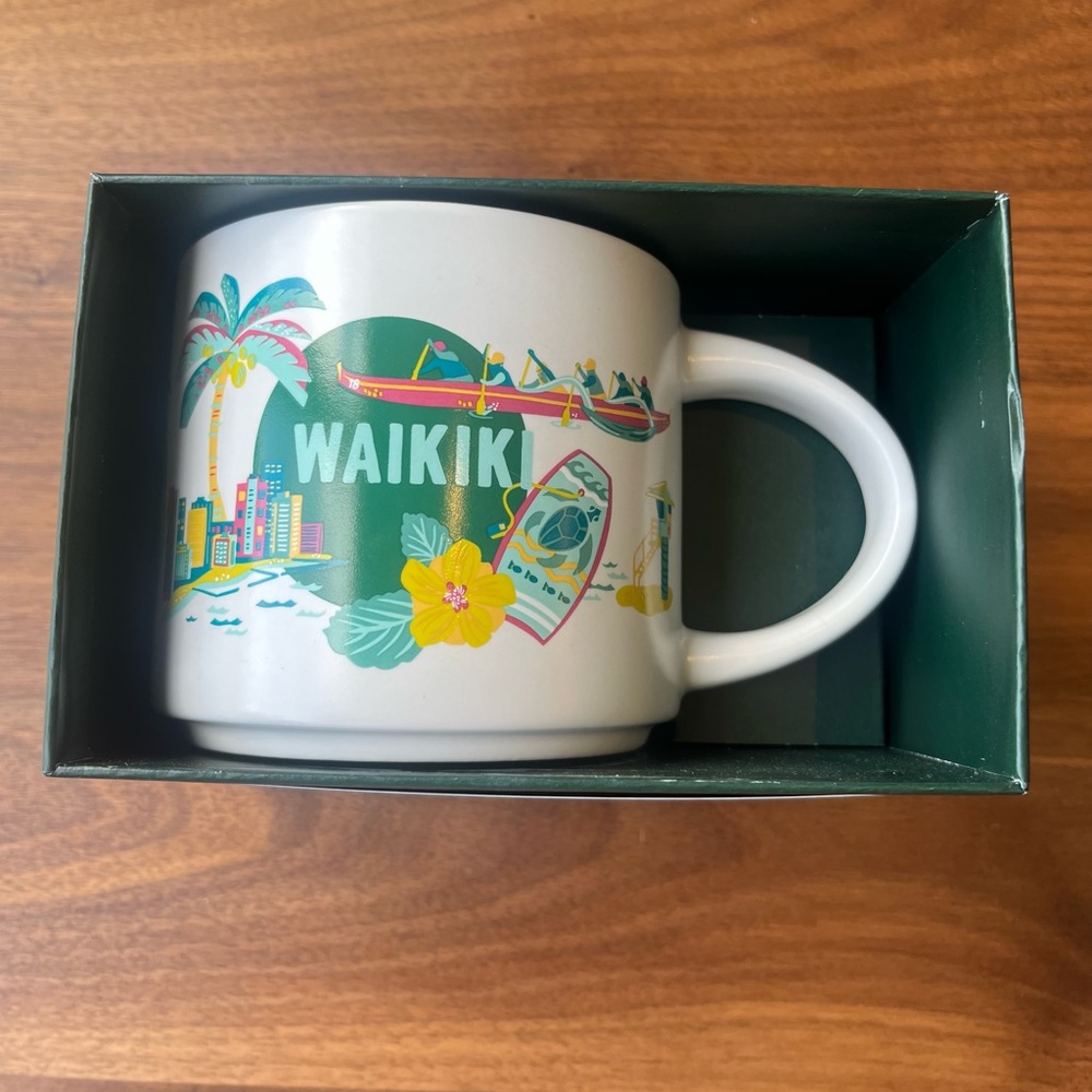 NWT Starbucks WAIKIKI DISCOVERY Series Mug